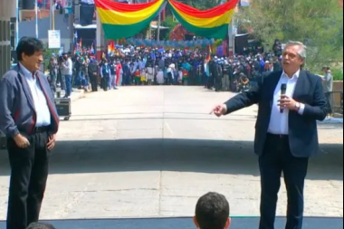 Fernández despidió a Evo en su regreso a Bolivia, de "donde nunca debió haber salido", dijo