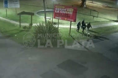 El Municipio presentó denuncia penal y aportó videos a la Justicia por el robo de cables en plaza de City Bell