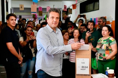 Sergio Massa: "Después de 40 años de democracia es un día histórico para la Argentina"