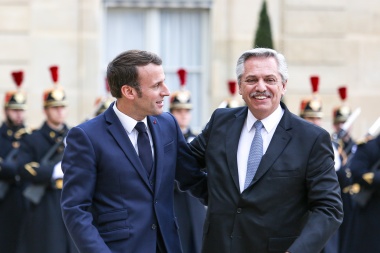 Fernández logró un fuerte apoyo de Macron para la Argentina: "Francia está de su lado"