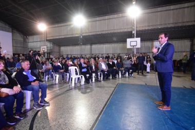 Garro lanzó el Programa de Fortalecimiento de Clubes de barrio