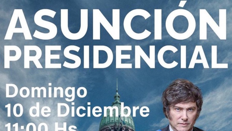 Milei convocó a la ciudadanía a ir al Congreso el domingo para participar de asunción presidencial