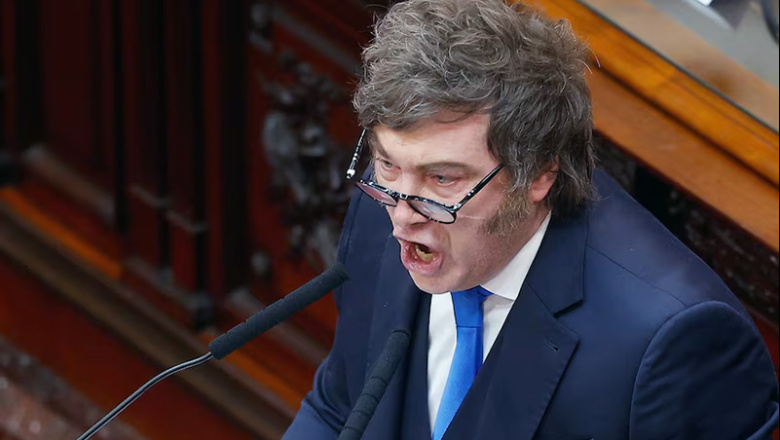 Ataques, insultos y pocos anuncios en la apertura de sesiones de Milei