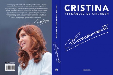 Cristina presenta el 9 de mayo su libro "Sinceramente"