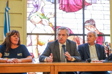 Alberto se reunió con la Pastoral Social y Movimientos sociales