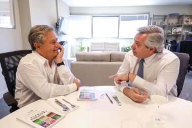 Alberto Fernández se reunió con Duhalde