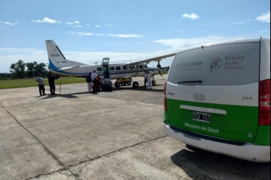 Tras tres años, el gobierno bonaerense vuelve a contar con un avión sanitario