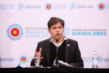 Kicillof: "Hay que trabajar colectivamente sin diferencias políticas"