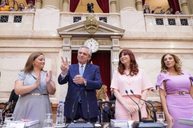 El Presidente destacó en su discurso a personas beneficiadas por las políticas del Gobierno nacional