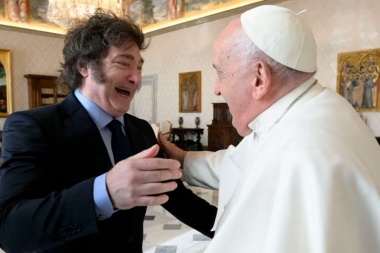 El presidente Milei mantuvo una reunión con el Papa Francisco