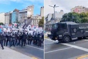 Una protesta piquetera terminó con represión, detenidos y heridos